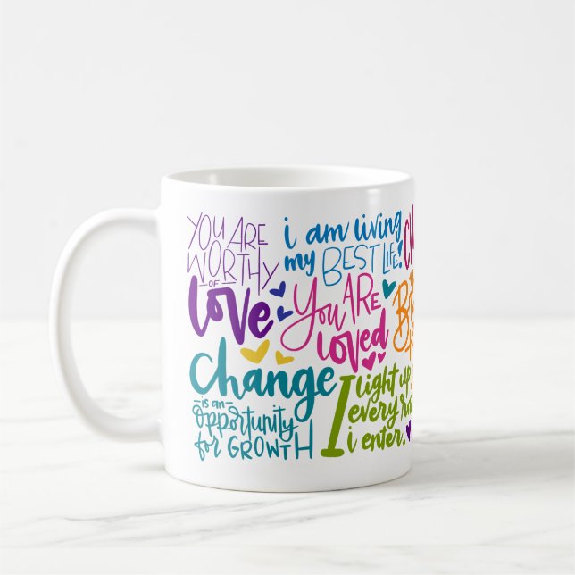 Daily Affirmation  Coffee Mug (Left)