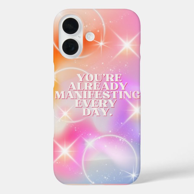 Daily Affirmation, Law of Attraction, Motivational Case-Mate iPhone Case (Back)