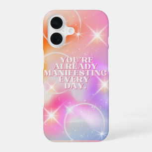 Daily Affirmation, Law of Attraction, Motivational iPhone 16 Case