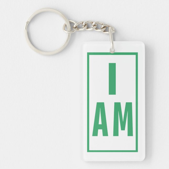 Daily Affirmations  Key Ring (Front)