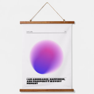 daily affirmations manifestation  hanging tapestry