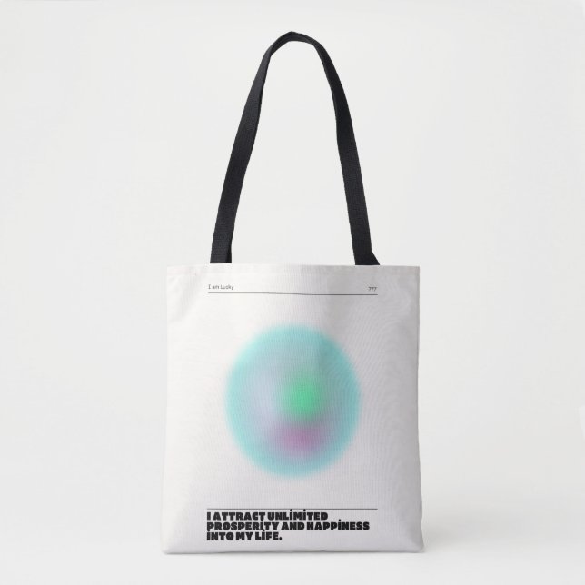 daily affirmations manifestation  tote bag (Front)