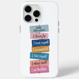 Daily Affirmations Wall Hanging iPhone 15 Pro Max Case