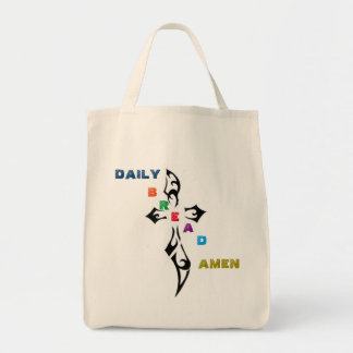 daily bread tote bag