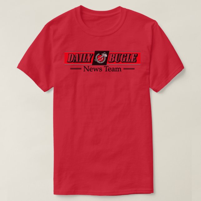 Daily Bugle News Team T-Shirt (Design Front)