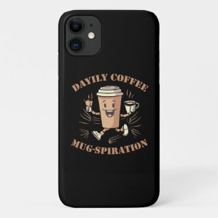 Daily Coffee Mugspiration Case-Mate iPhone Case