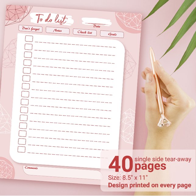Daily Goal planner To Do List Personal Aims List Notepad (Creator Uploaded)