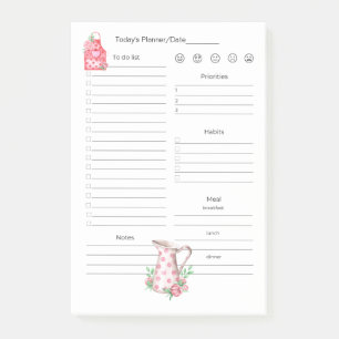 Daily Goals, Planning, Meals for the Cook / Baker Post-it Notes