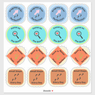 Daily Growth Affirmation Sticker Sheet
