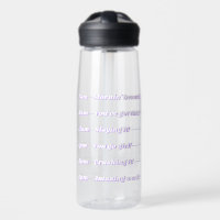 Daily Hydration Schedule White Purple Groovy 