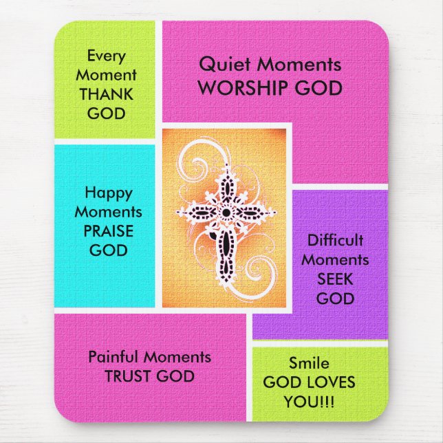 Daily Inspiration Mouse Mouse Pad (Front)