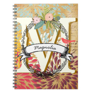 Daily Journal with Monogram
