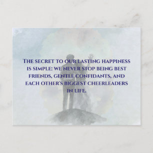 Daily Journey Marriage Quote Postcard