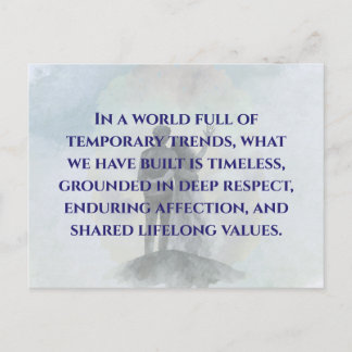 Daily Journey Marriage Quote Postcard