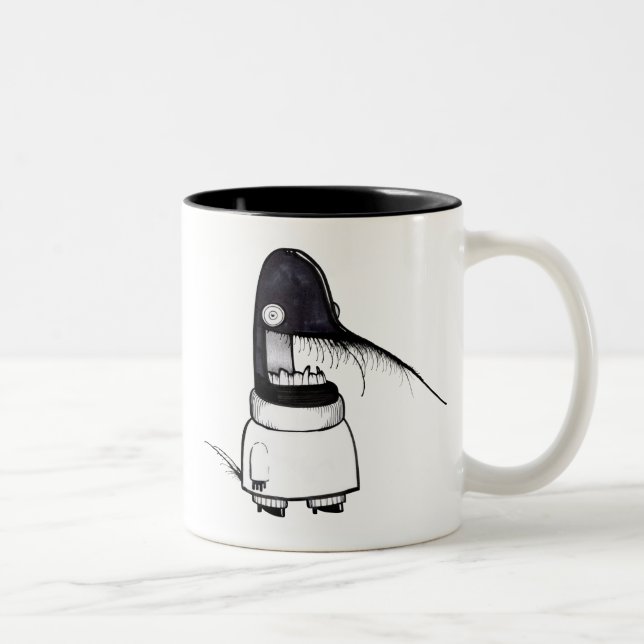 Daily Monster 100 Two-Tone Coffee Mug (Right)