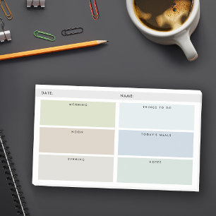 Daily Organiser - Muted Shades Post-it Notes