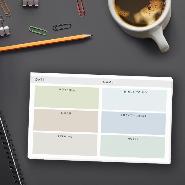 Daily Organiser - Muted Shades Post-it Notes (Creator Uploaded)