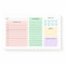 Daily Organiser - To Do List - Hydrate - Pastels