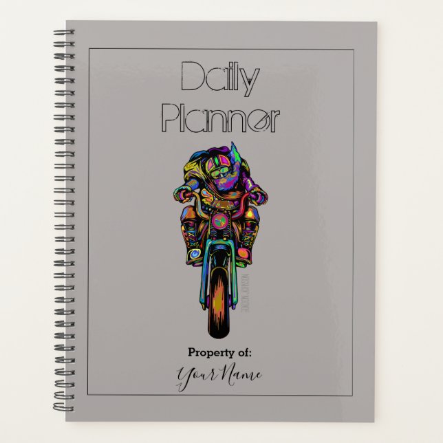 Daily Planner - Biker - HAMbWG (Front)