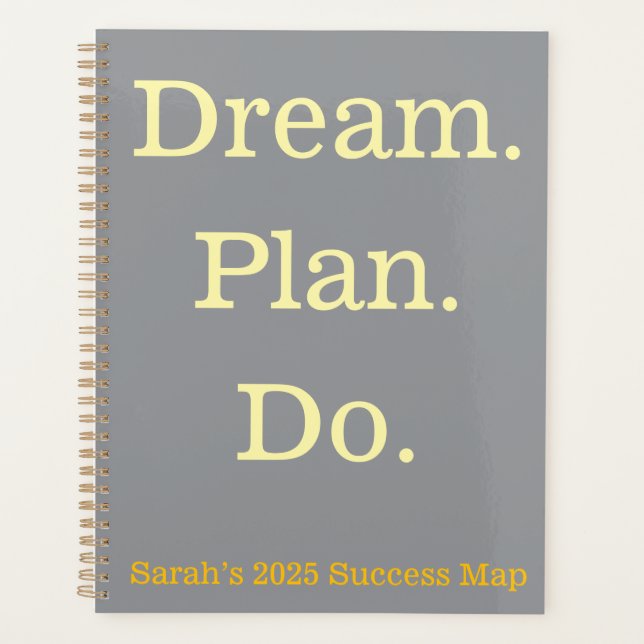 Daily Planner - Dream Plan Do Custom Edition (Front)