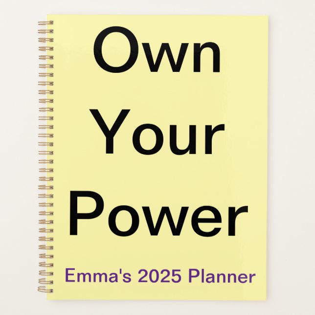 Daily Planner for Women – Custom 2025 Organizer (Front)