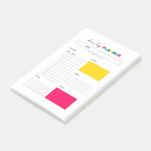 Daily Planner Journal Post-it Notes