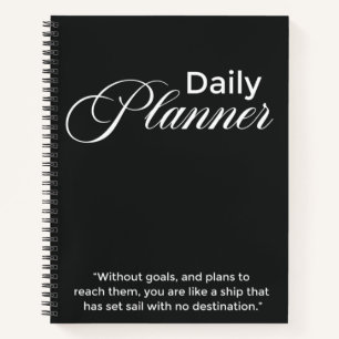 Daily Planner Notebook