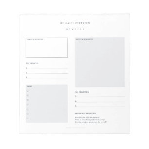DAILY PLANNER NOTEPAD