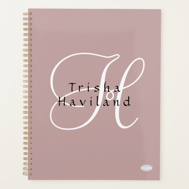 Daily Planner Personalised - HAMbyWG - Any Colour (Front)