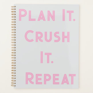 Daily Planner - Plan It Crush It Custom Design