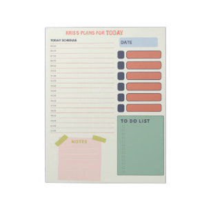 Daily Planner  Schedule Notes and To Do Lists