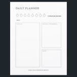 Daily planner schedule to do list day organiser<br><div class="desc">This daily printable planner is perfect for those who want to set up and track their daily schedule at home or in the office.</div>