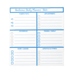 Daily Planner Simple Modern Professional Notepad