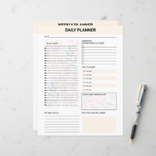 Daily Planner Template