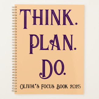 Daily Planner - Think Plan Do Custom Organizer