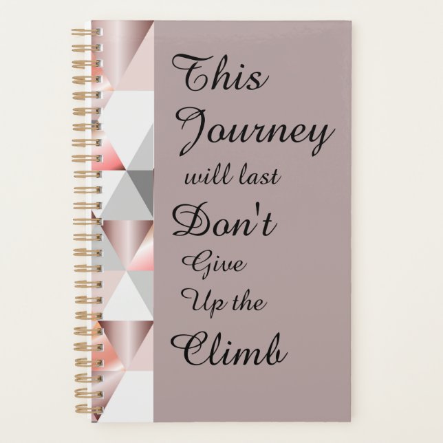 Daily Planner This Journey will Last Retro Design (Front)