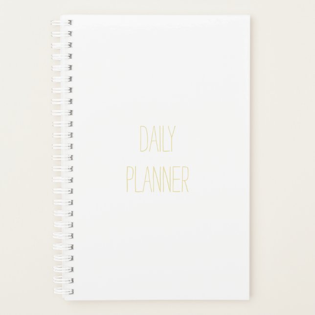 Daily Planner - White - HAMbWG (Front)