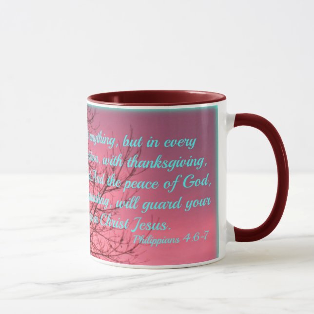 Daily Prayer Philippians 4:6 Mug (Right)