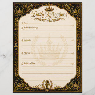 Daily Reflections – Crowned with Purpose Custom Letterhead