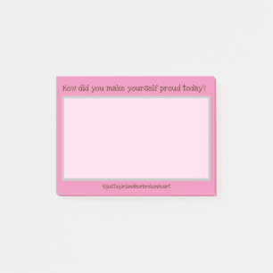 Daily Self Improvement Post It Notes