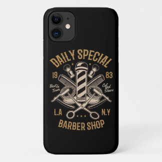 Daily Special Barber Shop Cut And Shave Case-Mate iPhone Case