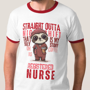Daily Story Night Shift Operating Room Nurse Occu T-Shirt