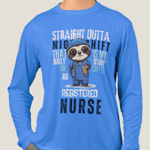 Daily Story Night Shift Psychiatric-Mental Health Tri-Blend Shirt