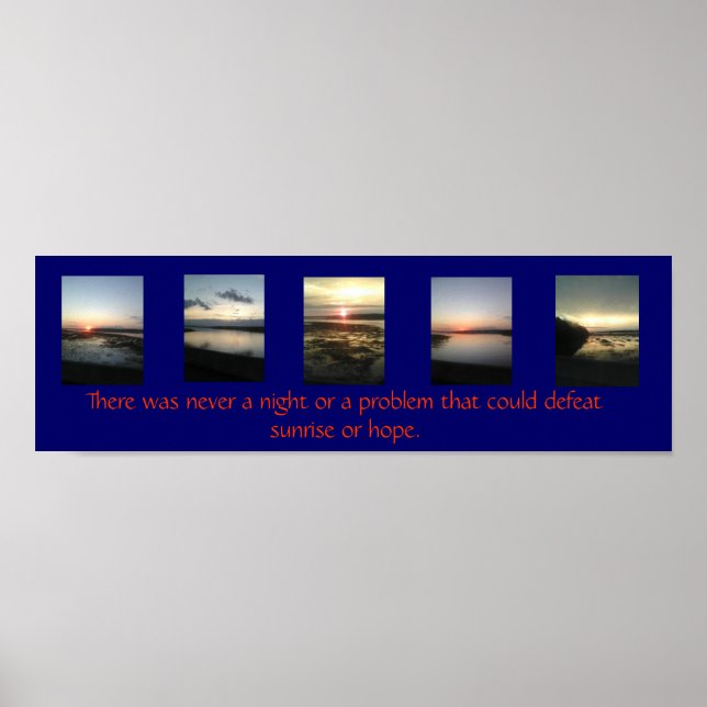 daily sunrise poster (Front)