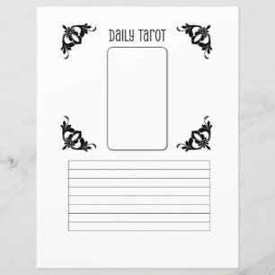 Daily Tarot Sheet