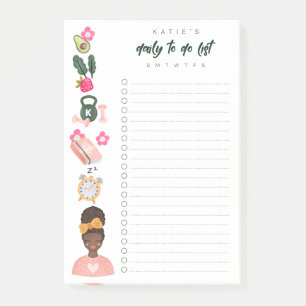 Daily to do list New Year New You Resolution Post-it Notes