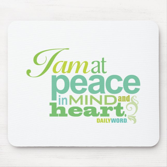 DAILY WORD® "Inner Peace" Mousepad (Front)