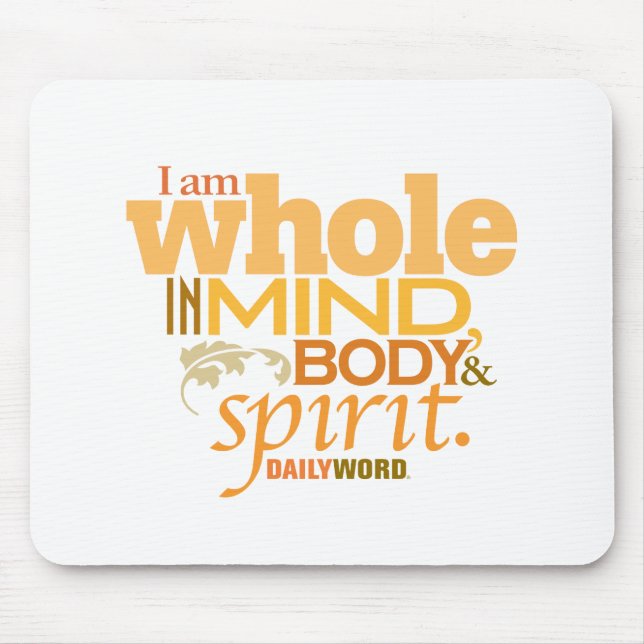 DAILY WORD®  “Wholeness” Mousepad (Front)
