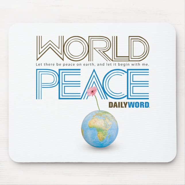 DAILY WORD® “World Peace” Mousepad (Front)