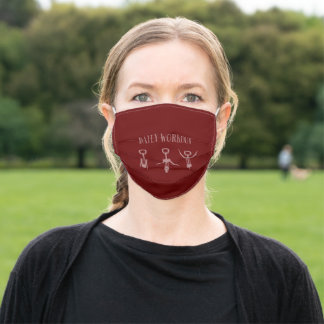 Daily Workout Wine Corkscrews Cloth Face Mask